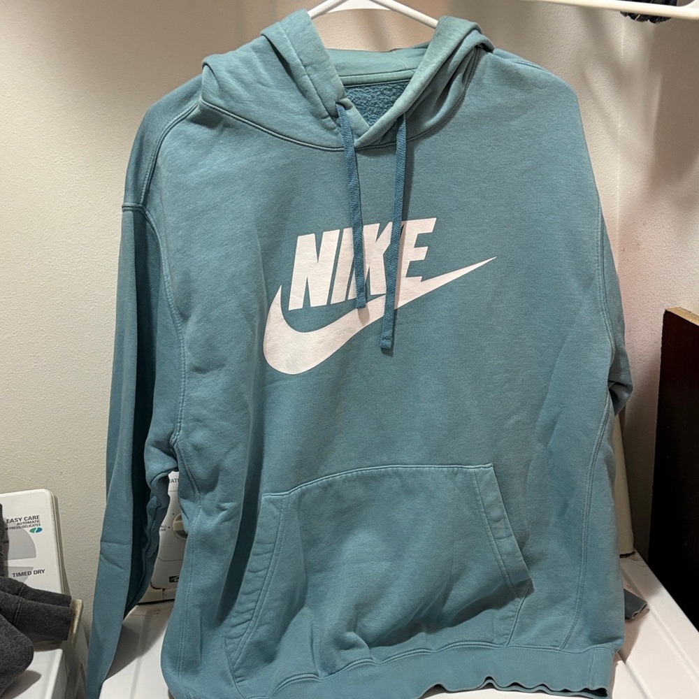 Nike Men's Teal Hoodie